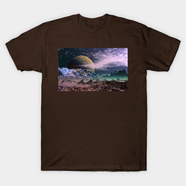 Great Moon Rising T-Shirt by AlienVisitor